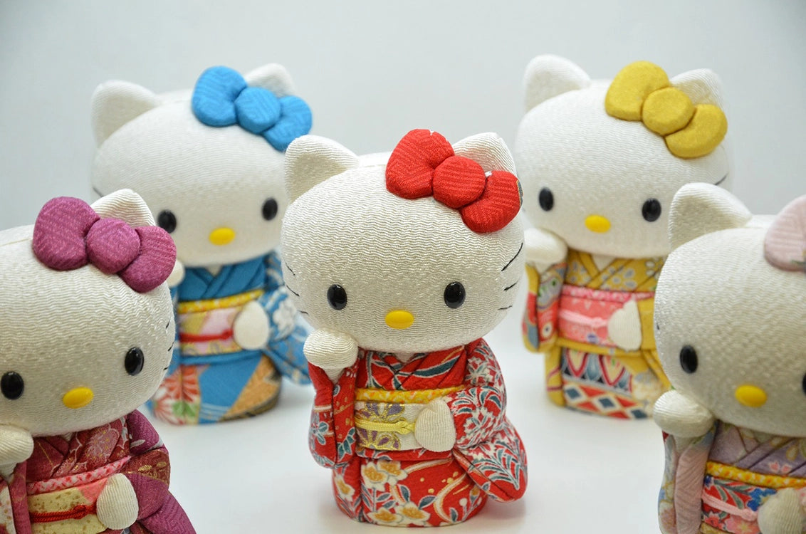 Edo Mokumegome Doll Inviting Hello Kitty