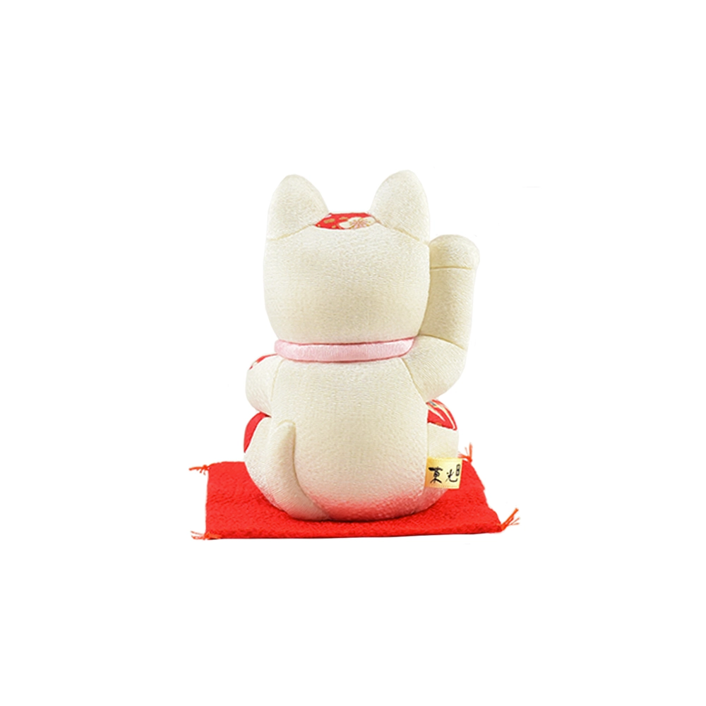 Edo Mokumegome Dolls - Feng Shui Series - Convitation Cat White