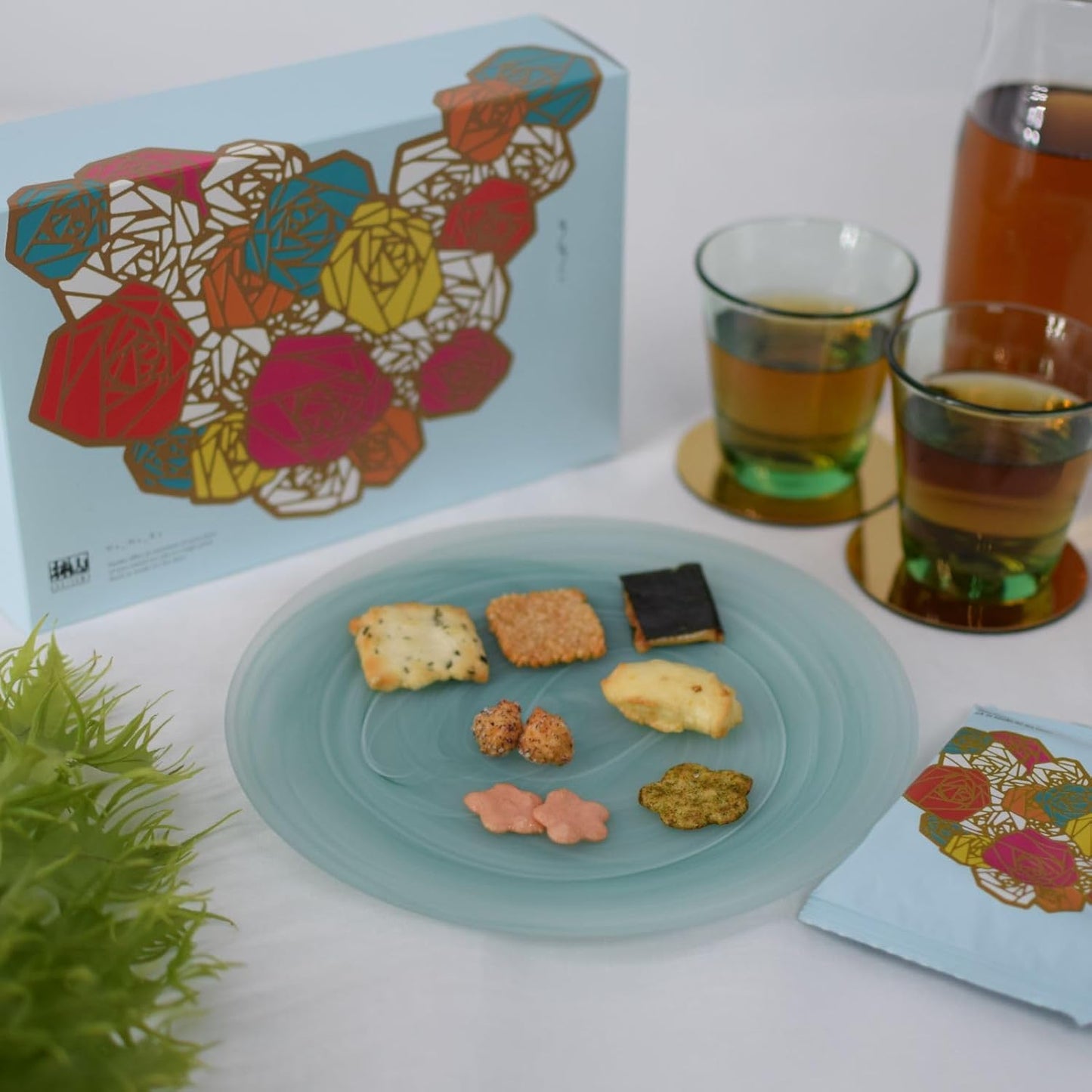 Akasaka Kakiyama Nanako Rice Crackers Gift 15 Bags