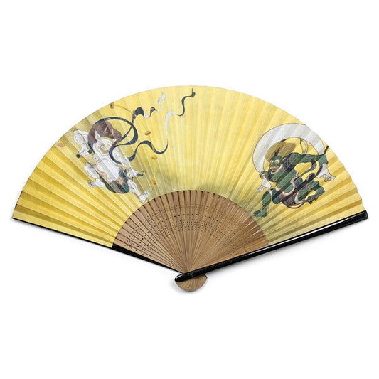 Double-sided Rinpa fan 75-type 35-section Wind God and Thunder God Pillow Case