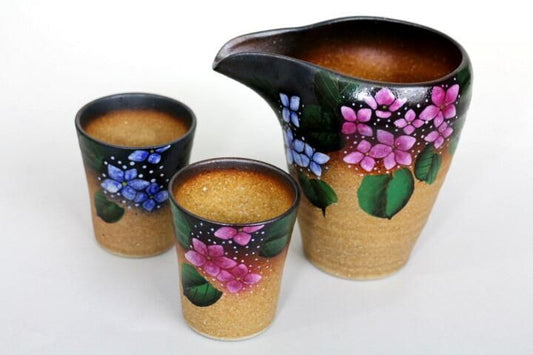 Cold sake set, Hana Kasumi/Miyama Kiln