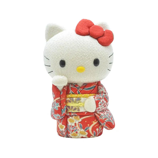 Edo Mokumegome Doll Inviting Hello Kitty